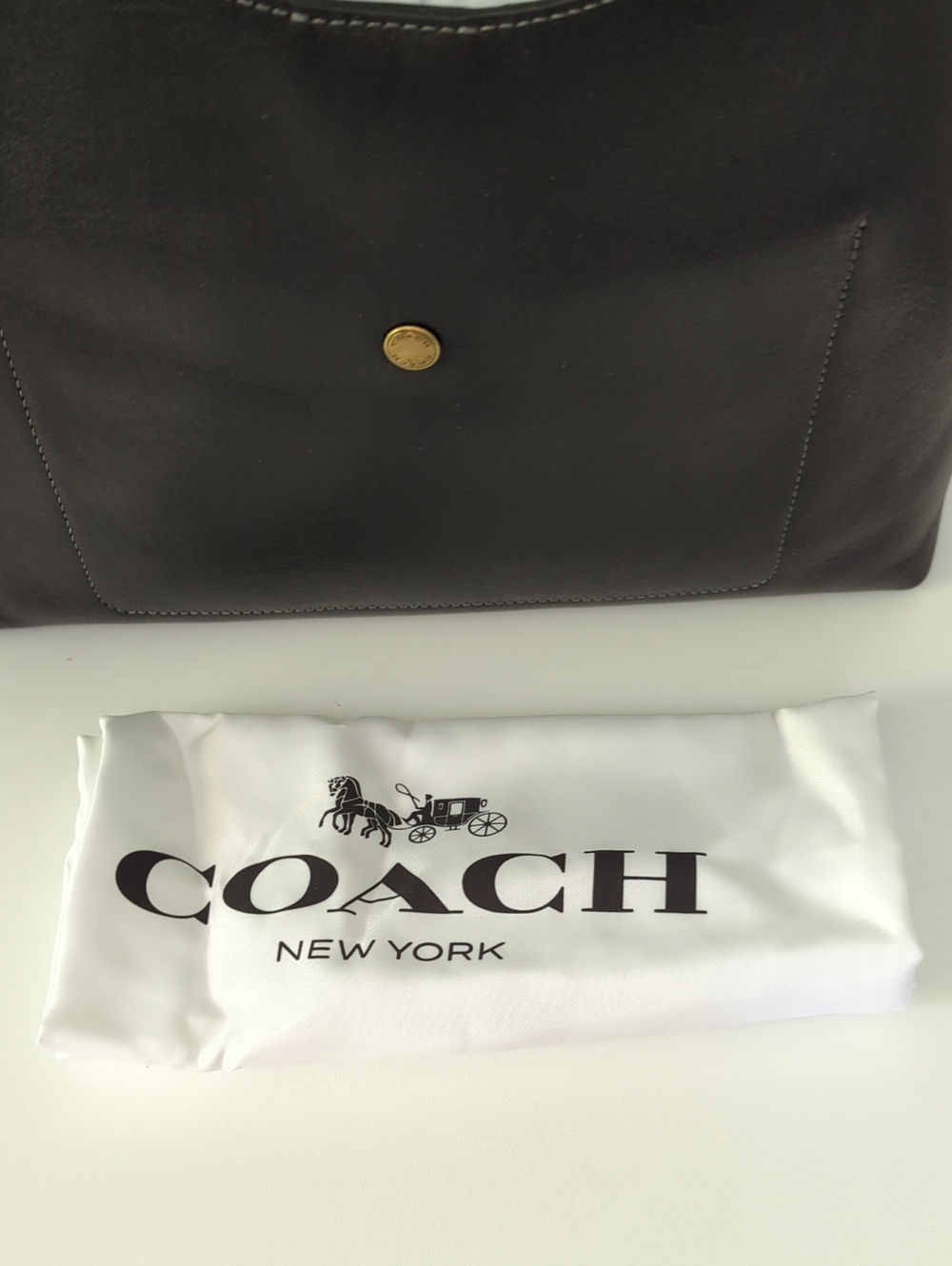Coach Brooklyn SB 28 Leather Handbag - Picture 6 of 8
